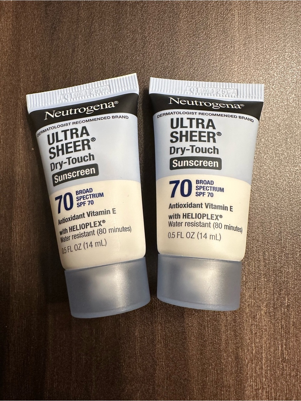 Neutrogena Ultra Sheer dry touch 70 spf broad spectrum sunscreen bundle